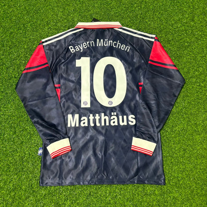 Lothar Matthäus FC Bayern München 1997/98 Saison Langarm Heim Retro