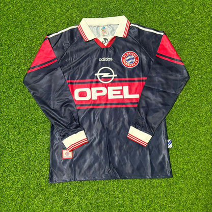 Lothar Matthäus FC Bayern München 1997/98 Saison Langarm Heim Retro