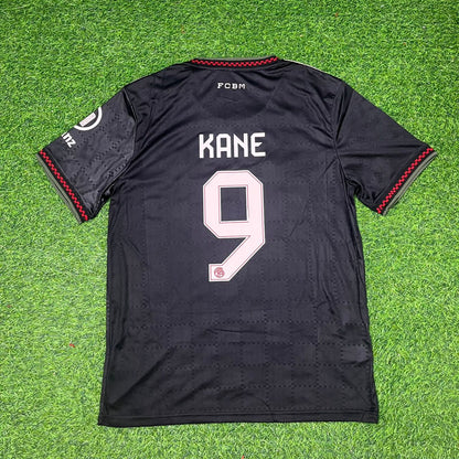 Harry Kane Bayern Munich Black Football Jersey Kit