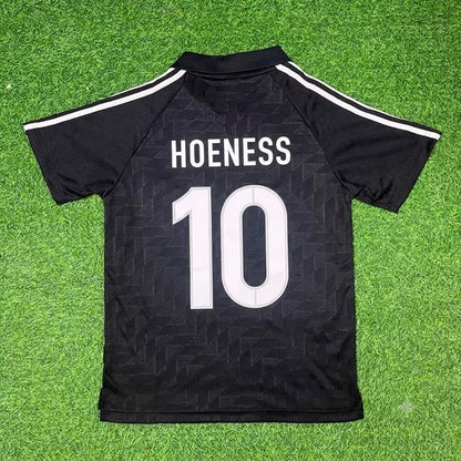 Uli Hoeness Germany Deutschland Schwarzes Retro Fußballtrikot Jersey