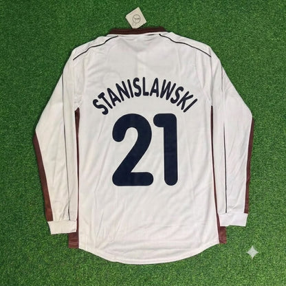 Holger Stanislawski FC St. Pauli 1999-2000 Long Sleeve Home Retro Football Jersey Kit