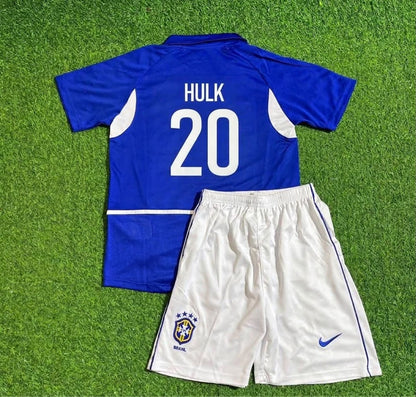 Brazil Hulk Away Kids Football Jersey
