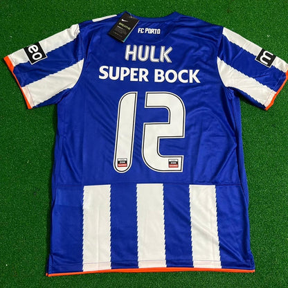 Hulk Porto 2010/2011 Home Football Jersey Number 12 Retro Kit