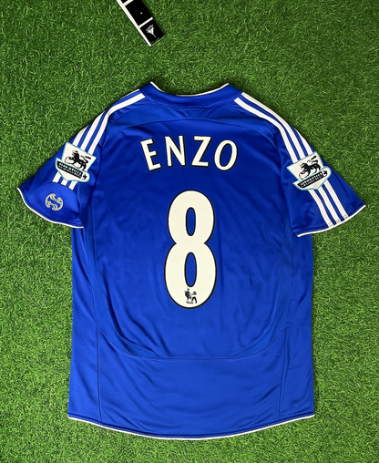 Enzo Fernandez Chelsea 2006 2008 Season Retro Football Jersey Kit