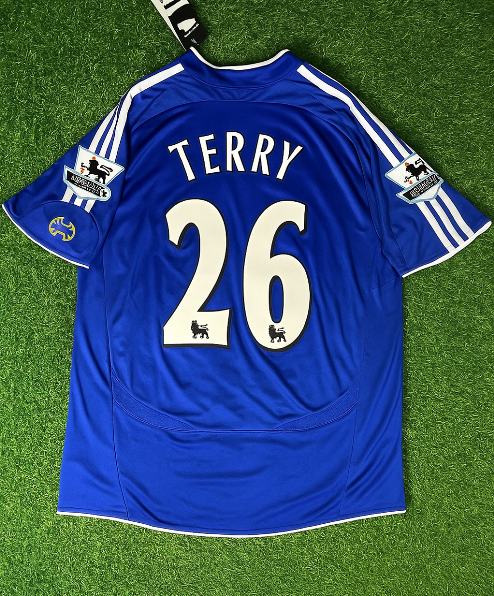 John Terry Chelsea 2006 2008 Season Retro Football Jersey Kit