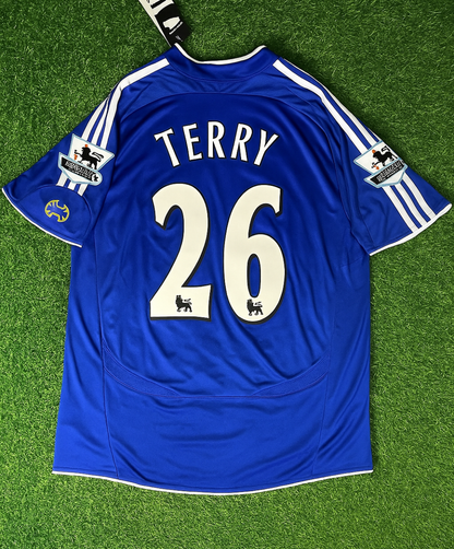 John Terry Chelsea 2006 2008 Season Retro Football Jersey Kit