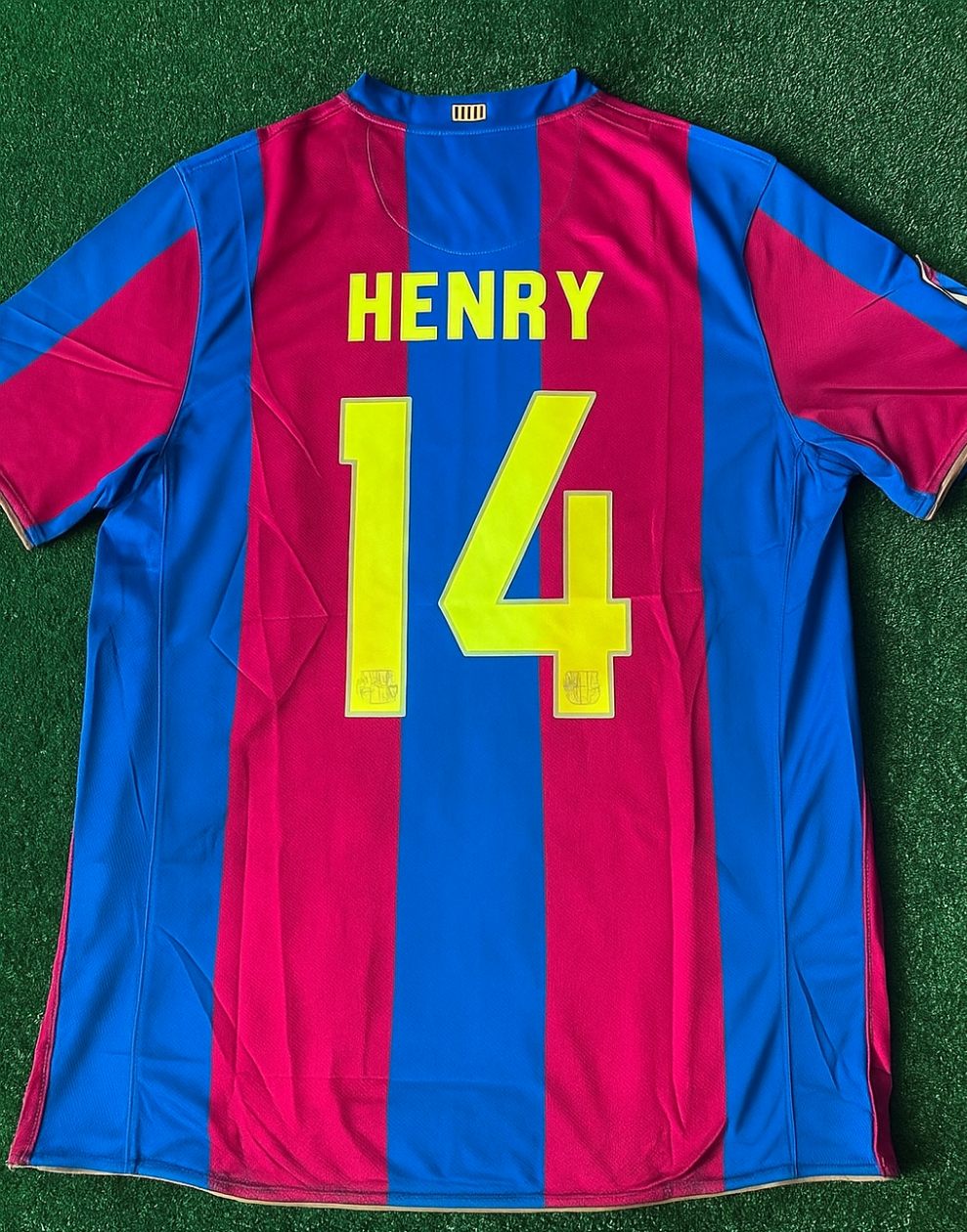 Thierry Henry Barcelona 2007 2008 Retro Football Jersey