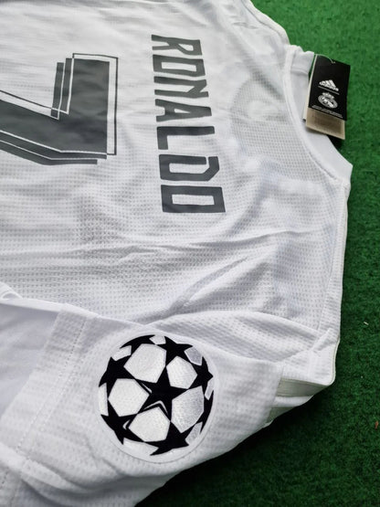 Cristiano Ronaldo 7 - Real Madrid 2016 Champions League Final Long Sleeve Jersey Trikot Maillot Soccer Shirt