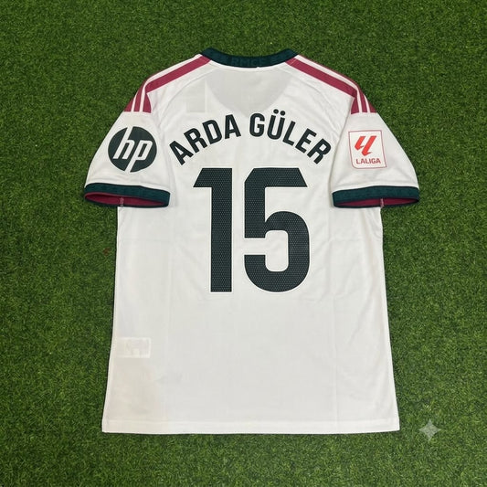 Arda Güler Real White Football Soccer Kit Jersey