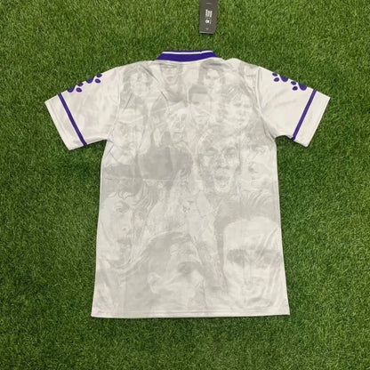 Real Madrid 1996-1997 Home Liga Champion Version Retro Jersey