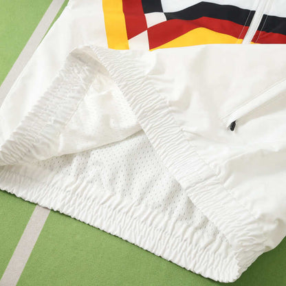 Germany Deutschland 1990 Retro Windbreaker Jersey
