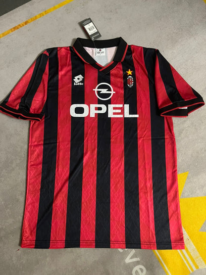 Paolo Maldini AC Milan 1994/1995 Retro Football Jersey Kit