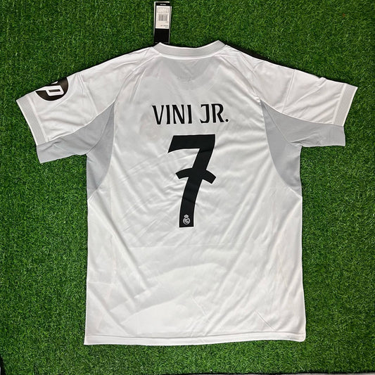 Real Vinicius Jr Madrid 2025 Short Sleeve Jersey Soccer Kit