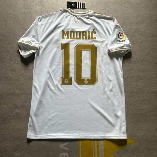 Real Luka Modric Madrid 2011-2012 Champions League Short Sleeve Jersey Soccer Kit