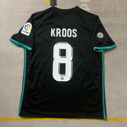 Real Toni Kroos Madrid 2017-2018 Away Short Sleeve Jersey Soccer Kit