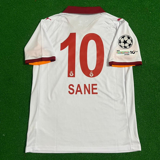 Leroy Sane #10 Galatasaray 2026 White 5 Stars Kit Football Jersey Forma