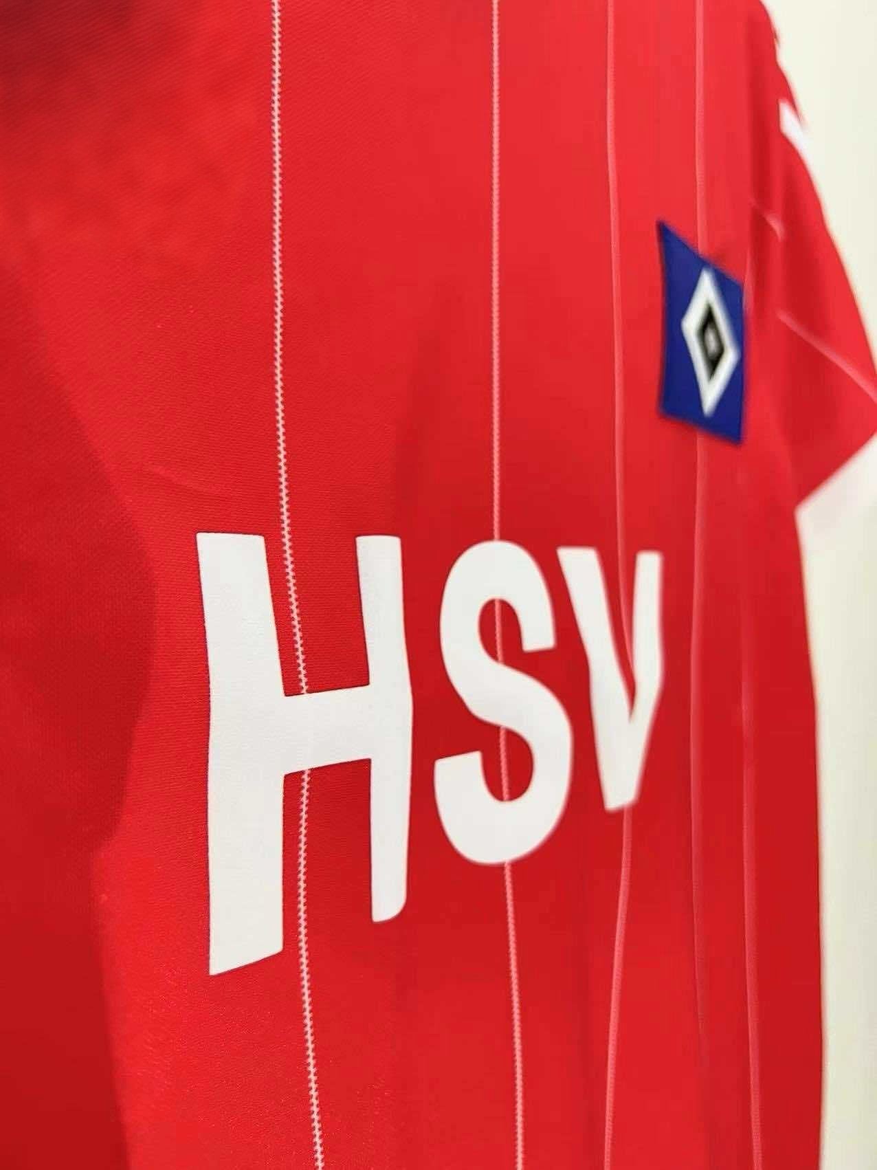 HSV 1983/84 Rotes Heimtrikot Hamburger SV Fußball