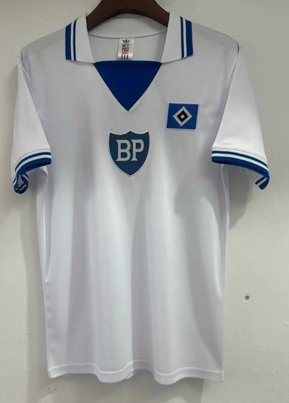 Hamburger SV HSV 1979 Weißes Retro Auswärtstrikot Jersey