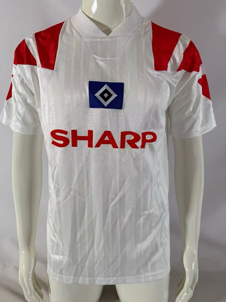 HSV 1992/93 Rotes Heimtrikot Fußball Hamburger SV Retro