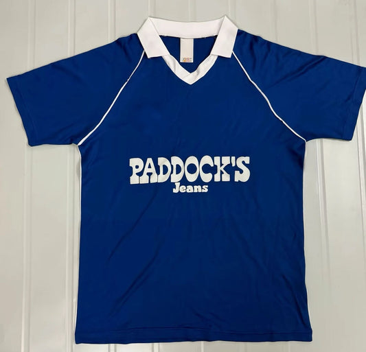 FC Schalke 04 1984/85 Blaues Heimtrikot retro Fußball