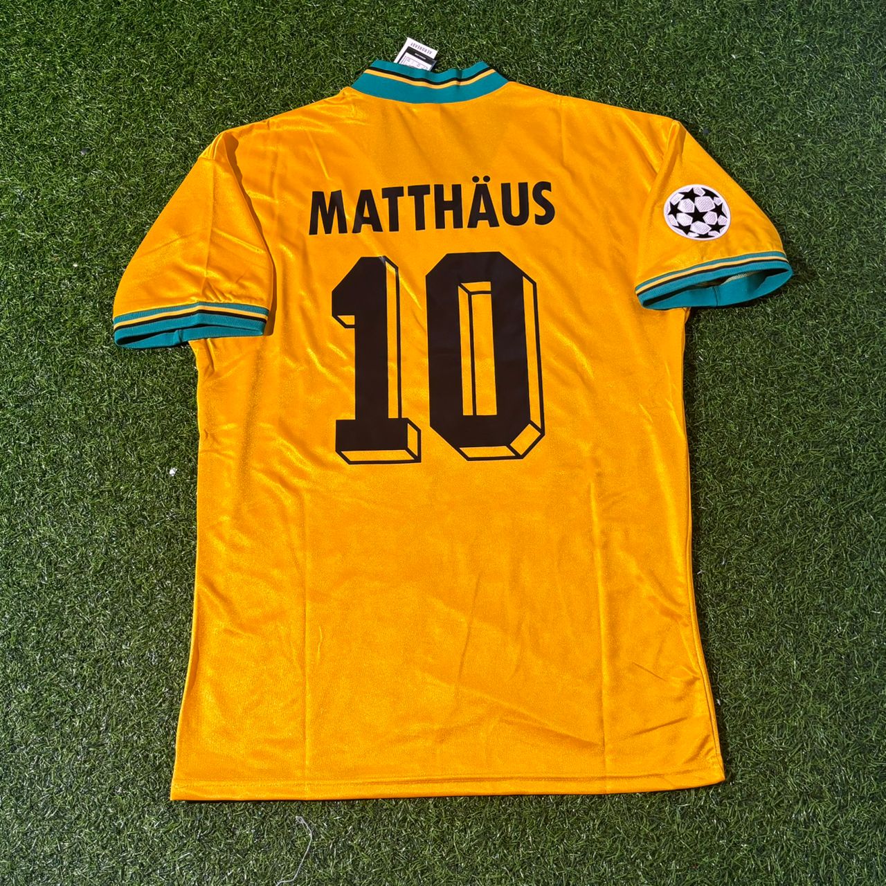 Lothar Matthäus Bayern Munich Yellow Retro Football Jersey Collection
