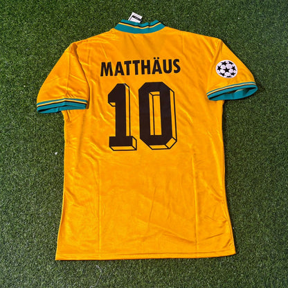 Lothar Matthäus Bayern Munich Yellow Retro Football Jersey Collection