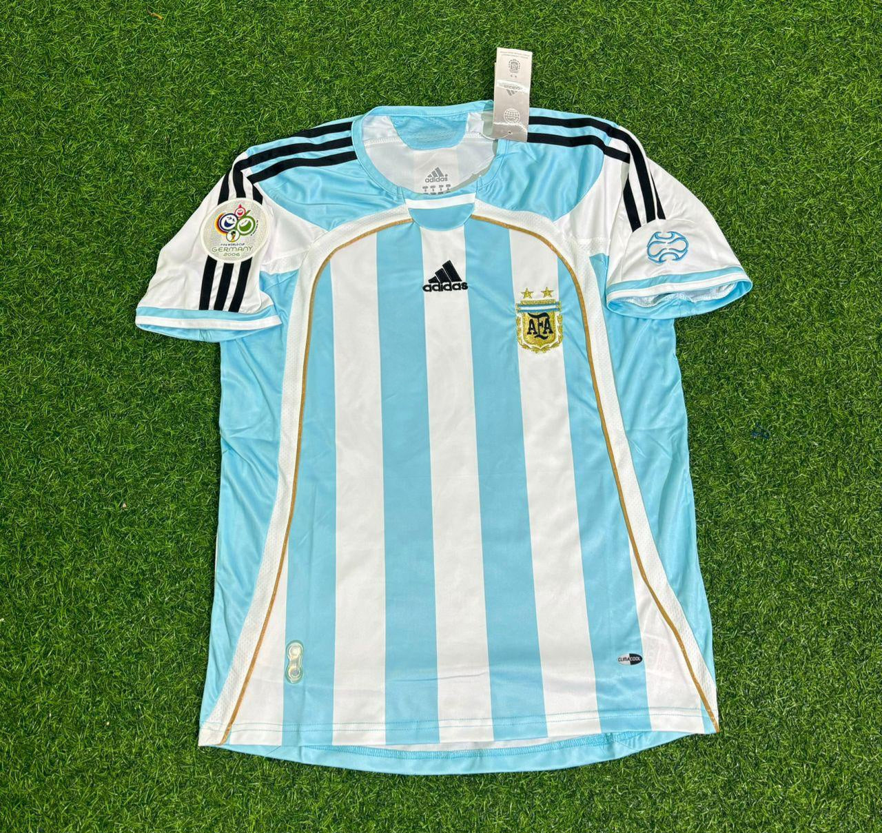Argentina World Cup 2006 Retro Football Jersey