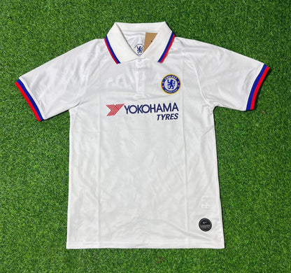Chelsea FC White Retro Football Jersey Collection