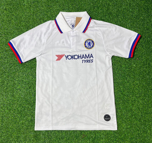 Chelsea FC White Retro Football Jersey Collection