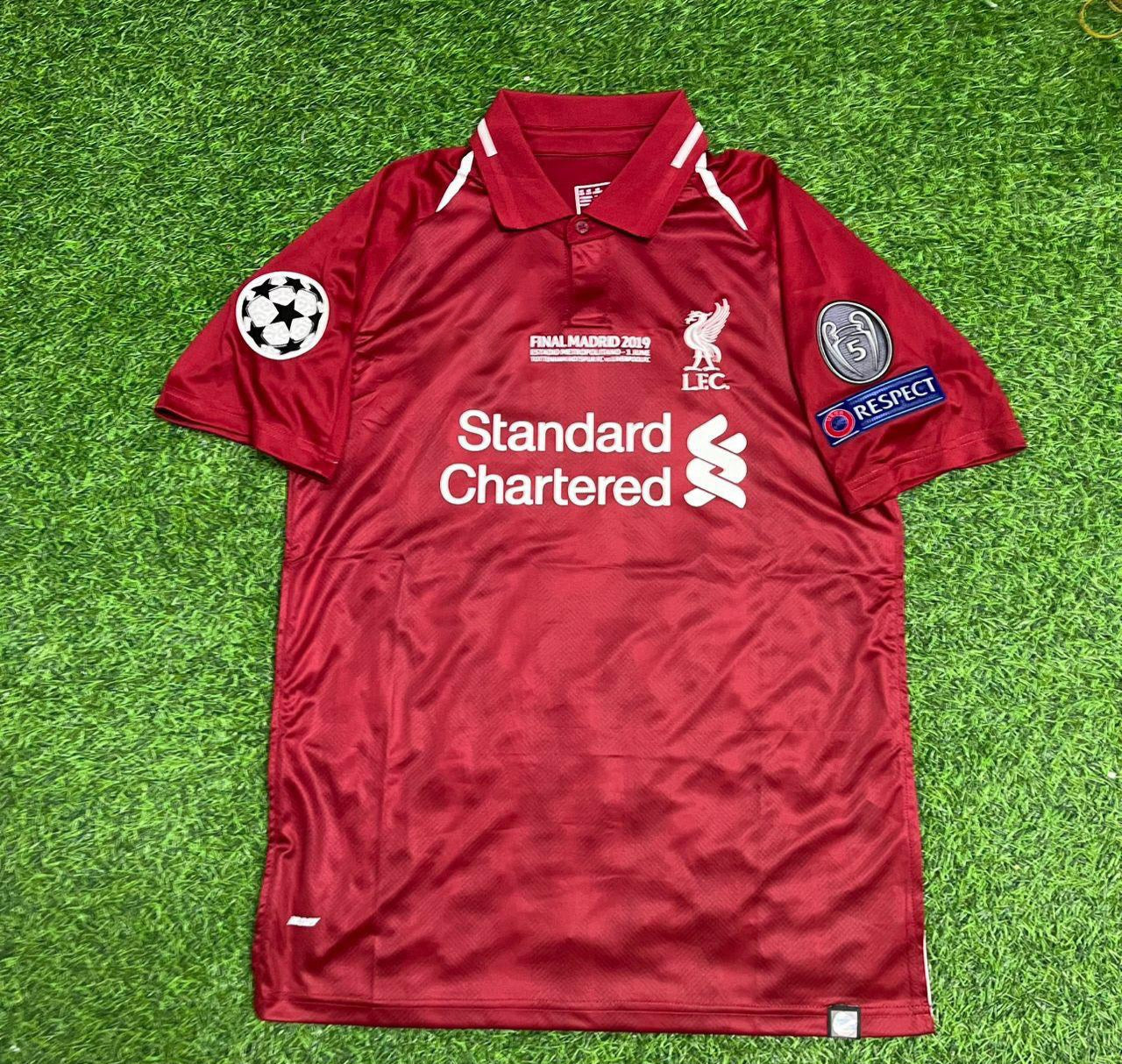 Liverpool FC 2019 CL Final Retro Football Jersey Kit