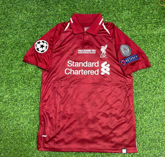 Liverpool FC 2019 CL Final Retro Football Jersey Kit