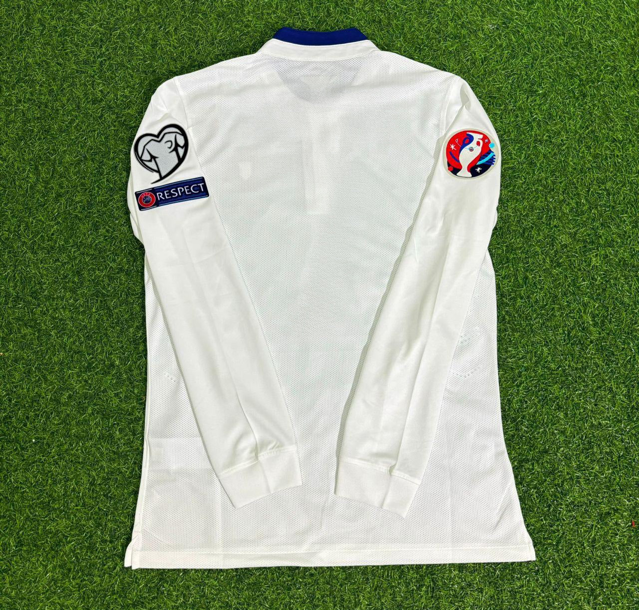 Portugal EURO 2016 White Long Sleeve Retro Football Jersey Kit
