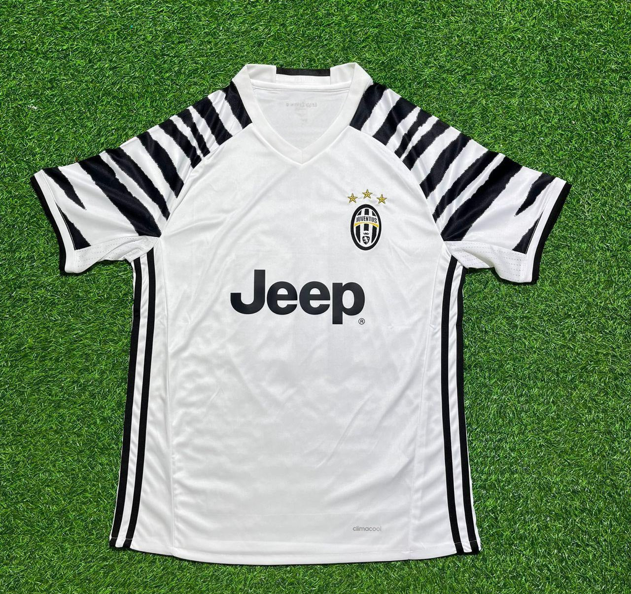 Juventus 2016 2017 Away White Retro Football Jersey Kit