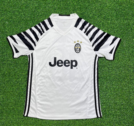 Juventus 2016 2017 Away White Retro Football Jersey Kit