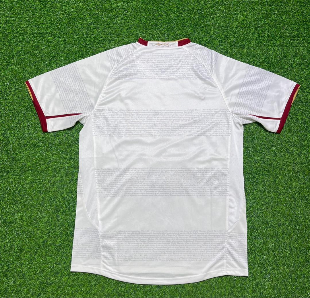 Arsenal FC 2004 2005 Away Retro White Football Jersey
