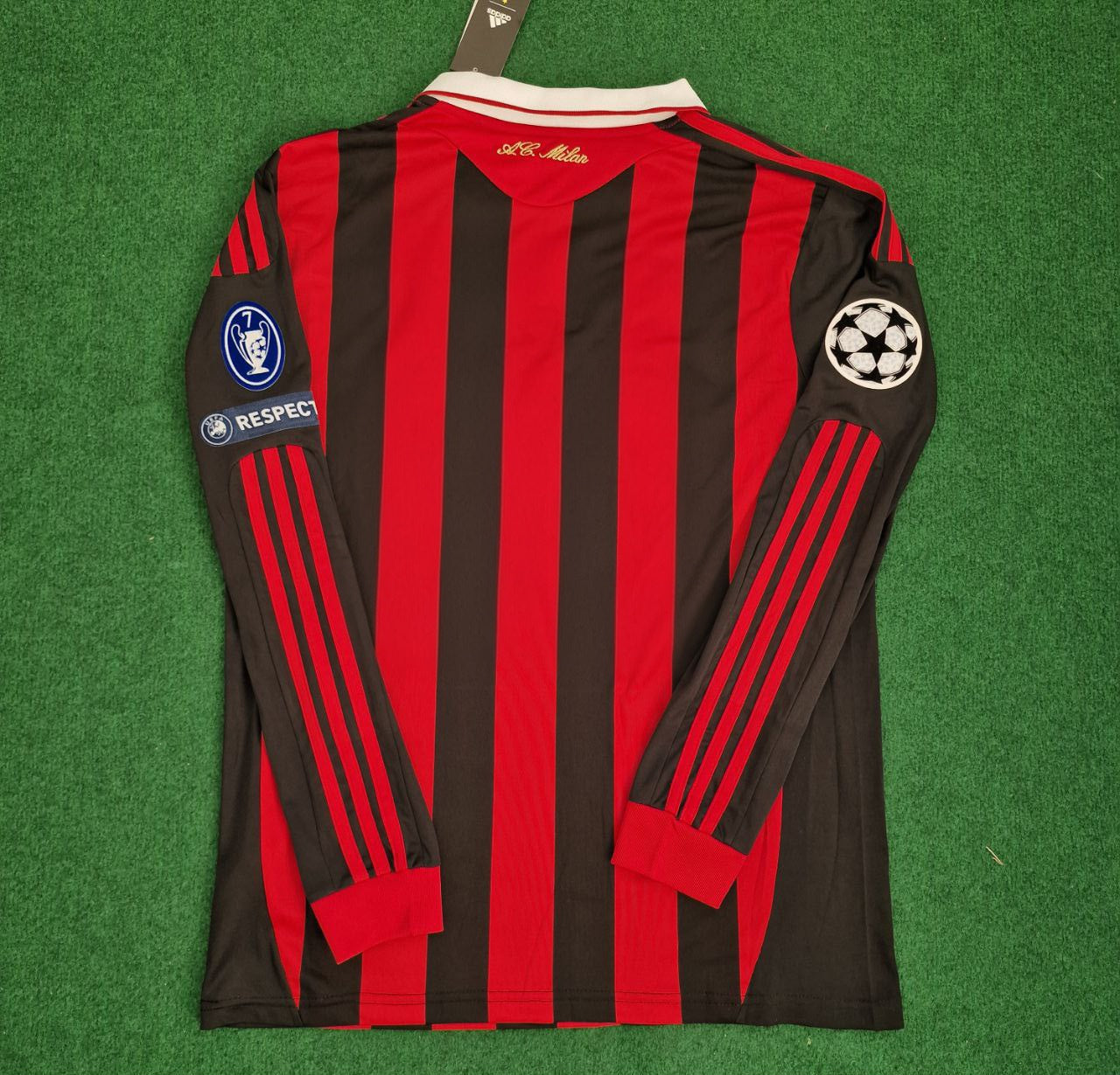 AC Milan 2009 2011 Retro Long Sleeve Football Jersey