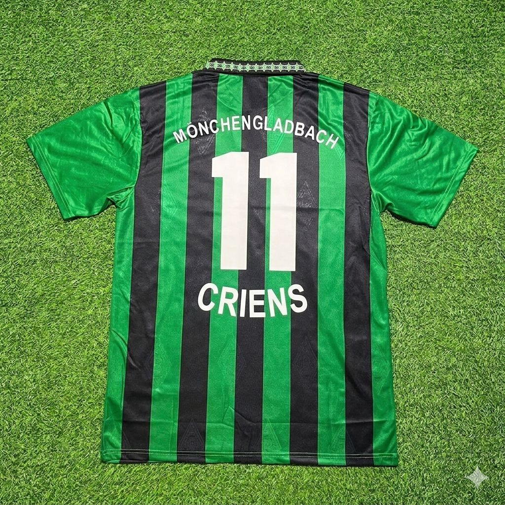 Hans Jörg Criens #11 Borussia Mönchengladbach Retro Football Jersey