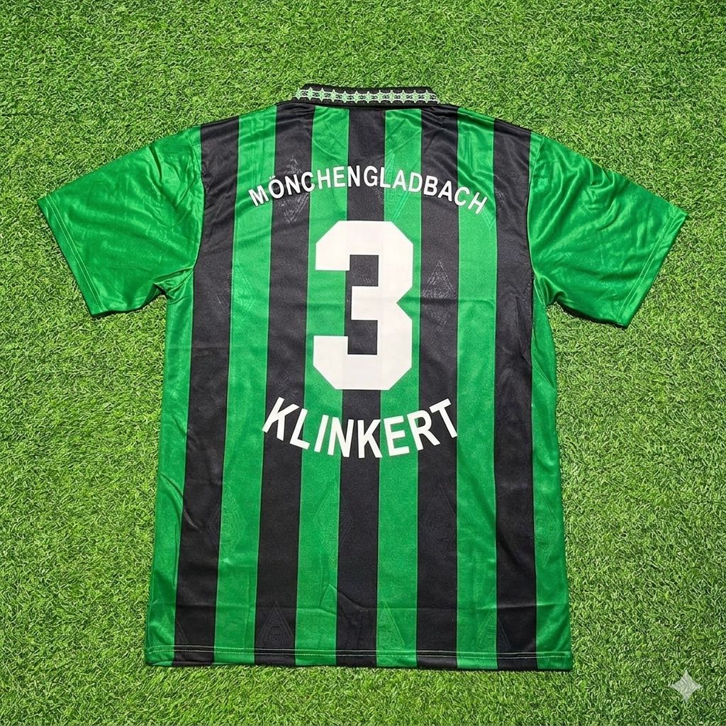 Michael Klinkert #3 Borussia Mönchengladbach 1995 1996 Retro Football Jersey