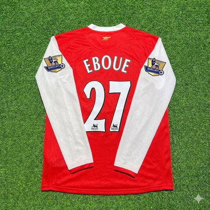 Emmanuel Eboue #27 Arsenal 2006 2007 Home Long Sleeve Retro Football Jersey