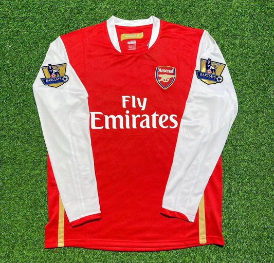 Arsenal FC 2006 2007 Home Long Sleeve Retro Football Jersey