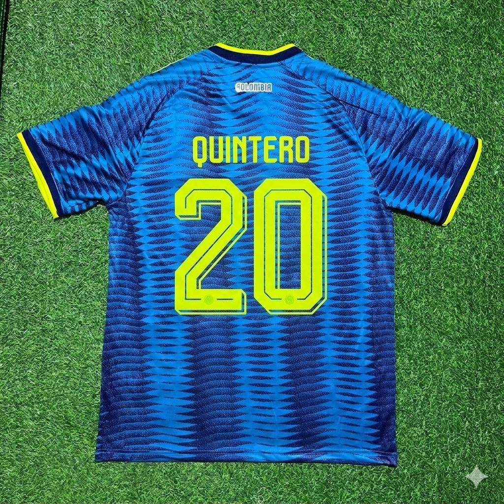 Colombia World Cup 2026 Juan Quintero Away Football Jersey