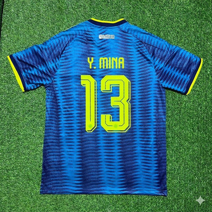 Colombia World Cup 2026 Yerry Mina Away Football Jersey