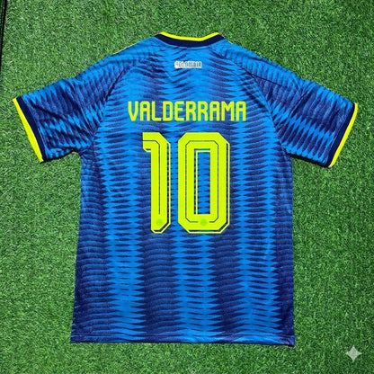 Carlos Valderrama Colombia Football Jersey Kit