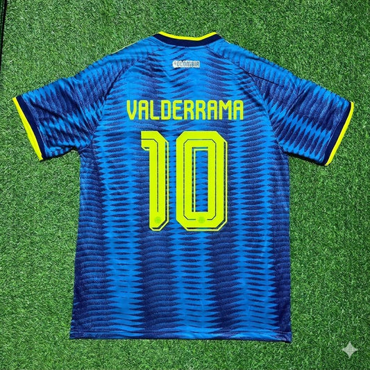 Carlos Valderrama Colombia Football Jersey Kit