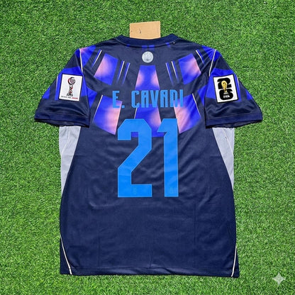Edinson Cavani #21 Uruguay Football Jersey Kit