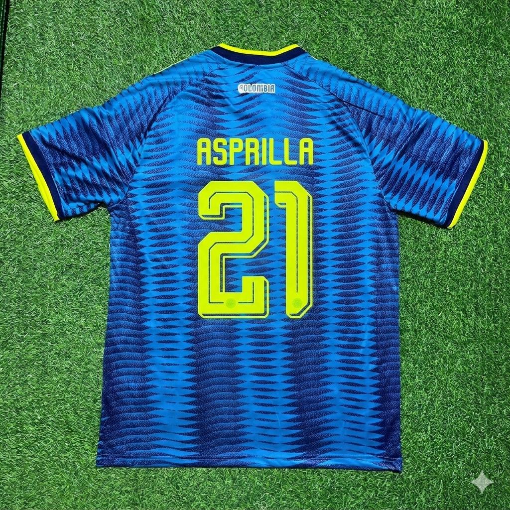 Faustino Asprilla Colombia Football Jersey Kit