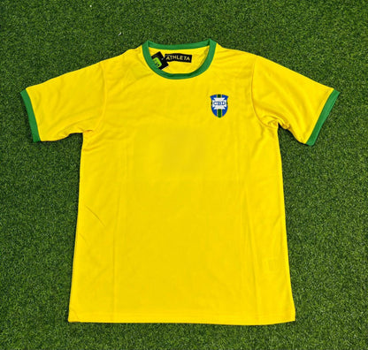 Brazil Neymar Jr Retro Home Football Jersey Trikot Maillot
