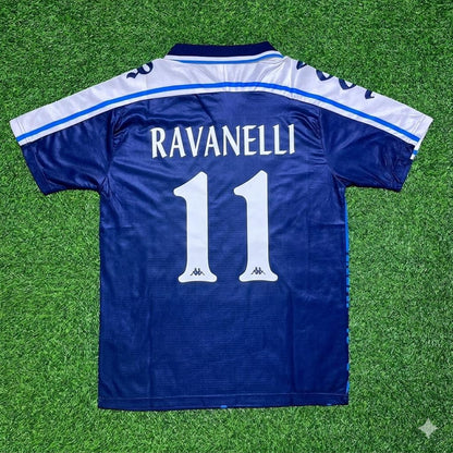 Fabrizio Ravanelli Perugia Retro Blue Football Jersey Kit
