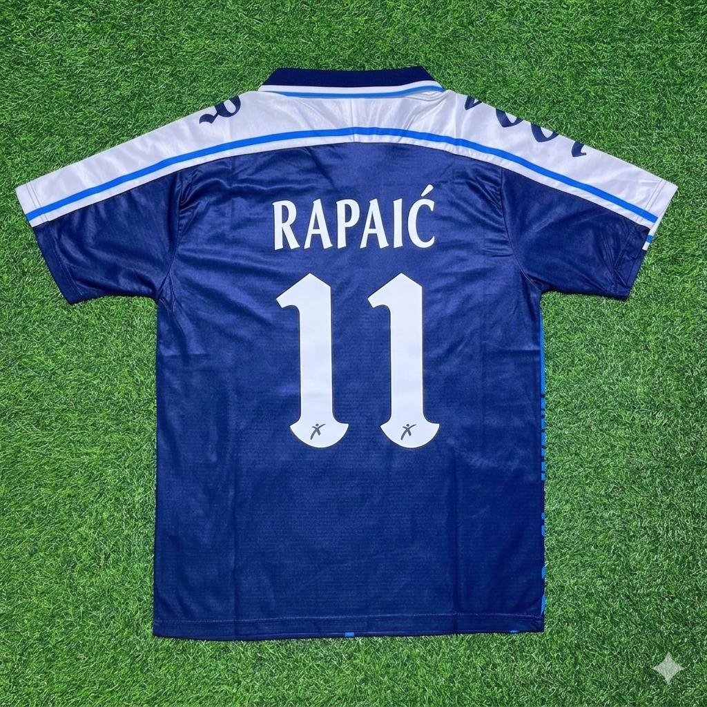 Milan Rapaic Perugia Retro Blue Football Jersey Kit