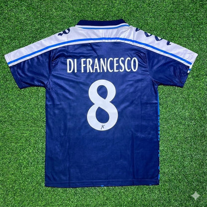 Eusebio Di Francesco Perugia Retro Blue Football Jersey Kit